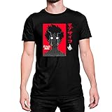Camiseta T-shirt Mob Psycho 100 Thounsand Vermelho Algodão Cor:preto;tamanho:m