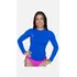 Camiseta Térmica Feminina Manga Longa Com Proteção Uv Azul