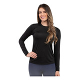 Camiseta Termica Feminina Manga