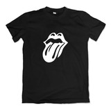 Camiseta The Rolling Stones Grande Logo Banda Rock