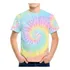 Camiseta Tie Dye Masculina Infantil Tai Dai Blusa Arco Iris