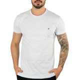 Camiseta Tommy Hilfiger Básica Branca