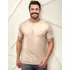 Camiseta Tommy Hilfiger Básica Masculina 100% Algodão Bege-