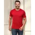 Camiseta Tommy Hilfiger Básica Masculina Algodão Vermelha