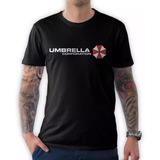 Camiseta Tradicional Resident Evil Umbrella Corporation