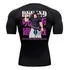 Camiseta Treino Compressao Anime Toji Fushiguro Zenin Black