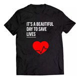 Camiseta Um Belo Dia Para Salvar Vidas Grey´s Anatomys Fret