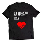Camiseta Um Belo Dia Para Salvar Vidas Grey´s Anatomys Serie