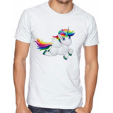 Camiseta Unicornio Colorido Lindo