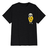 Camiseta Unissex Caveira Sorrindo