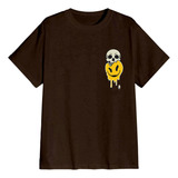 Camiseta Unissex Caveira Sorrindo