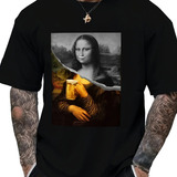 Camiseta Unissex Meme Monalisa