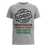 Camiseta Unissex Personalizada Logomarca Empresa Trabalho 