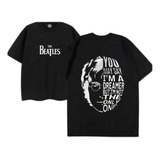Camiseta Unissex The Beatles John Lennon Paul Mccartney Md01