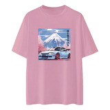 Camiseta Vaporwave Oversized Anime