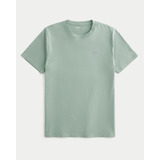 Camiseta Verde Claro Hollister