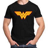 Camiseta Vermelha Mulher Maravilha