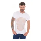 Camiseta Viscolycra Masculina Caveira