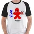 Camiseta Vivo Bêbado Sátira Engraçado Camisa Blusa Raglan