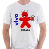 Camiseta Vivo Bebado Satira