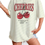 Camisetao Oversized Cereja Cherries