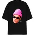 Camisetão Oversized Justin Bieber Assinatura Estilo Modinha 