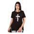 Camisetas Blusa Camisa Long Feminina Estampada Veste Legging