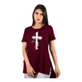 Camisetas Blusa Long Feminina