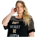 Camisetas Femininas Plus Size