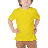 Camisetas Infantil Básica 100% Algodão Todos Os Tam Atacado