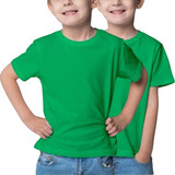Camisetas Infantil Branca Unissex