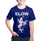 Camisetas Infantil Sonic Mega