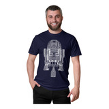 Camisetas R2d2 Star Wars Droide C-3po Jedi Anakin Skywalker