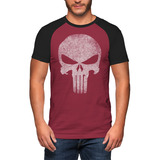 Camisetas Raglan Justiceiro Punisher