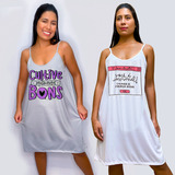 Camisola Alcinha Feminina Malha