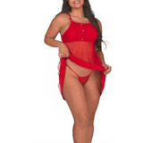 Camisola Babydoll Sensual Transparente