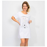 Camisola Feminina Algodao Manga