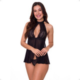 Camisola Feminina Preta Transparente