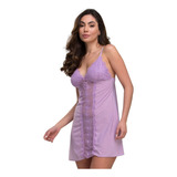 Camisola Feminina Renda Sensual