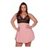 Camisola Plus Size Sensual Linha Noite Renda Feminina