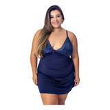 Camisola Renda Plus Size