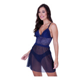 Camisola Renda Transparente Linha