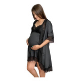 Camisola Robe Luxo Amamentacao