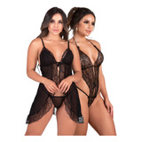 Camisola Sensual Tule Body