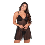 Camisola Transparente Sem Bojo