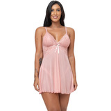 Camisola Tule Transparente Sensual