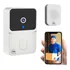 Campainha Wi-fi Inteligente Sem Fio Bekcommerce Com Câmera De Segurança Para Casa Vídeo Porteiro Residencial Módulo Interno E Externo Branco Interfone