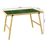 Campo Mesa Pernas Jogo Futebol Botão Tabuleiro 100x70 Souza