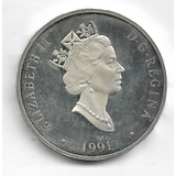 Canadá 1 Oz Prata 925 Moeda 20 Dóllares 1991 Comemorativa 