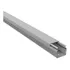 Canaleta Semi Aberta 30x30mm 2 Metros Cinza Elesys